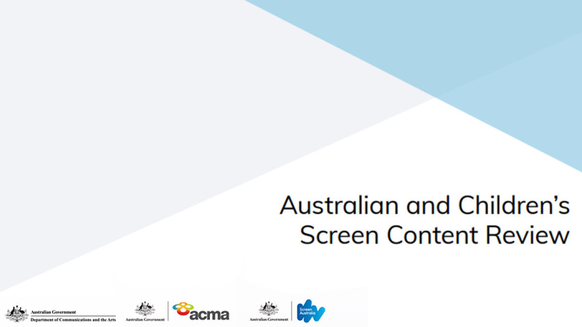 Australian and Children‚Äôs Screen Content Review: Consultation Paper Released