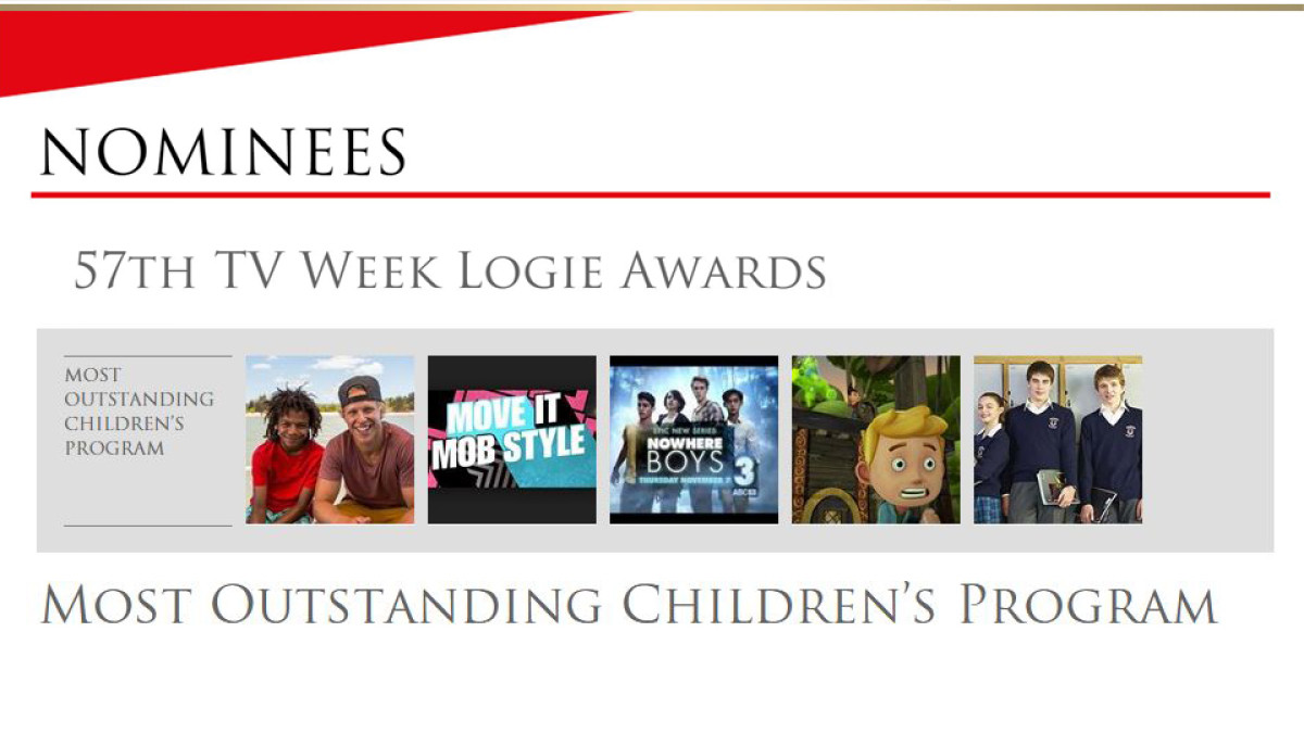 ‚ÄòOutstanding Children‚Äôs Program‚Äô 2015 Logie nominees